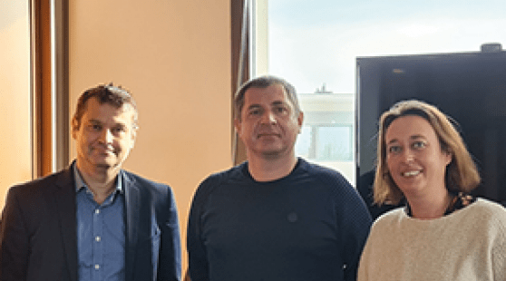 Yves MOREL (TECH FOR ED), Loïc HEYDORFF et Céline HEYDORFF (EMLS)